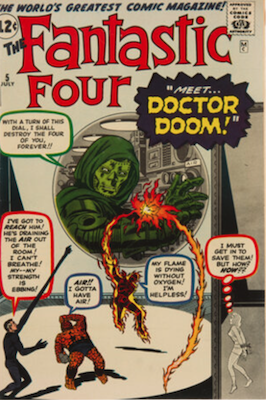 Fantastic Four #5: First Doctor Doom. Click for values