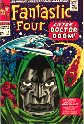 Fantastic Four #57: Dr. Doom cover story. Click to value or sell one