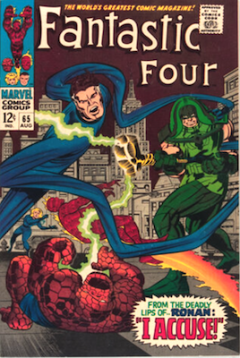 Fantastic Four #65
1st Kree;
1st Ronan the Accuser