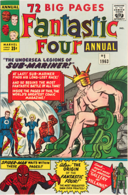 Fantastic Four Annual #1: Very early Spider-Man appearance. Click to have yours appraised