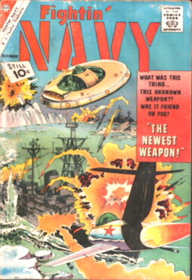 Fightin' Navy #101: Charlton Comics UFO cover. Click to sell yours