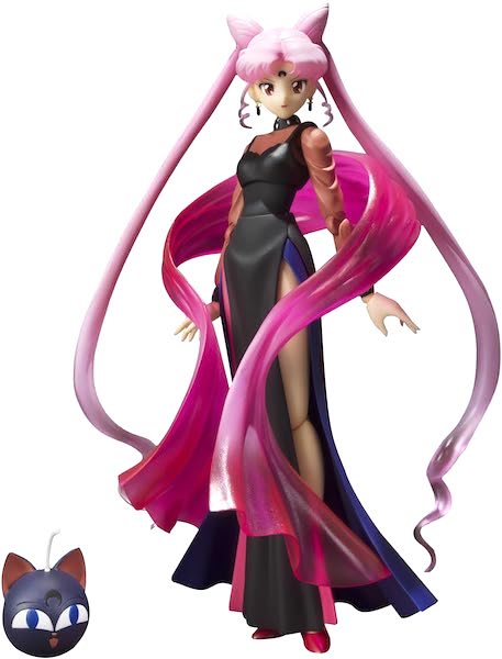 S.H. Figuarts Sailor Moon Black Lady 20th Anniversary Action Figure out of the box. Click to value or sell one