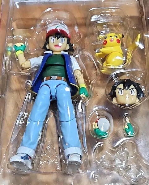 S.H.Figuarts Pokemon Satoshi (Ash) open box. Click to appraise yours FREE