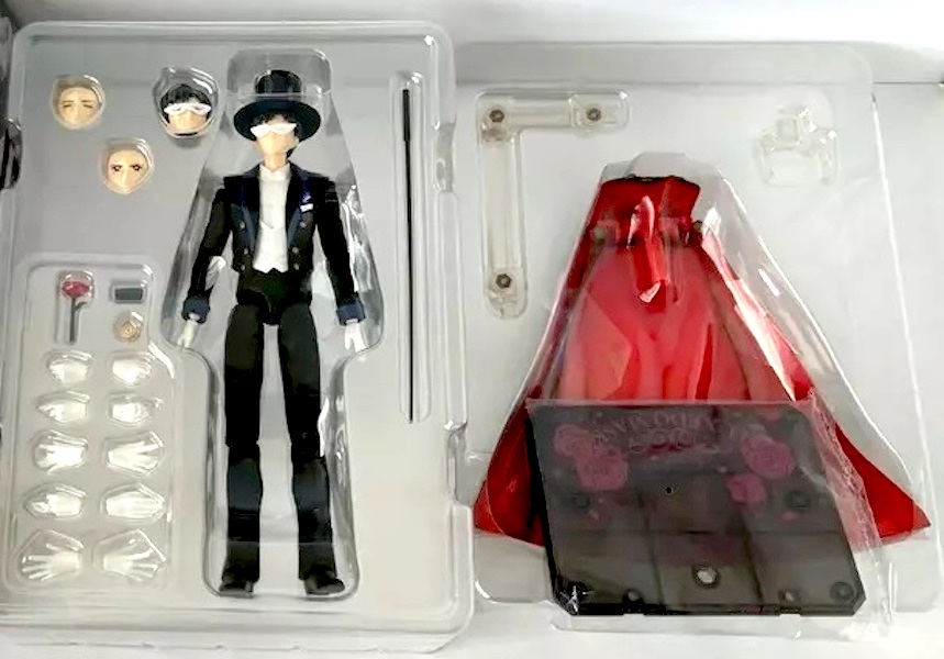 S.H.Figuarts Sailor Moon Tuxedo Mask Man 20th Anniversary Figure open box. Click to value or sell yours