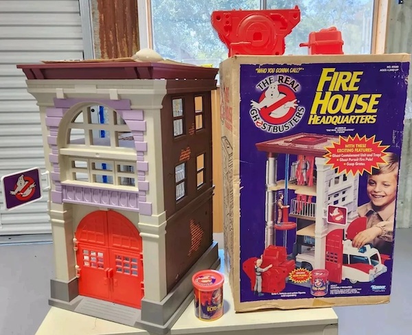 The Real Ghostbusters Firehouse Headquarters playset out of the box. Click to appraise yours