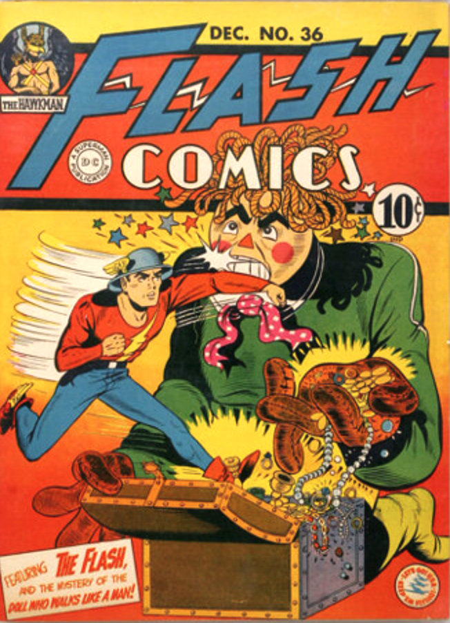 Flash Comics #36: 1st Rag Doll. Click to get yours valued