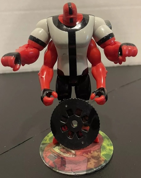 Ben 10 Alien Collection Fourarms With Disk Action Figure out of the pack. Click for appraisal