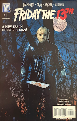 Friday the 13th #1 variant (2007, Wildstorm). Click for values