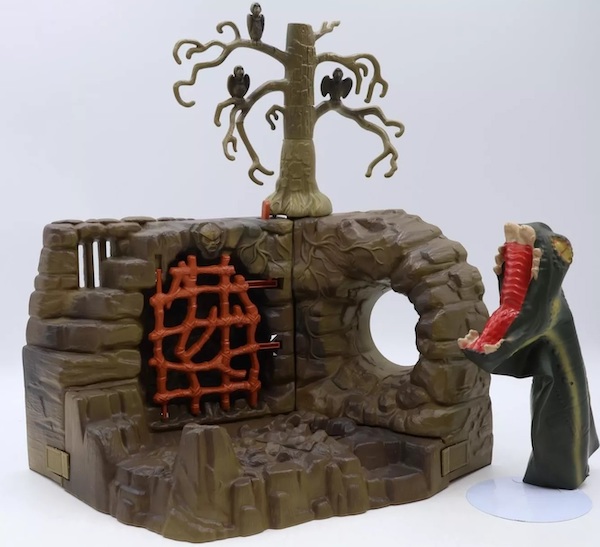 Masters of the Universe Fright Zone playset out of the box