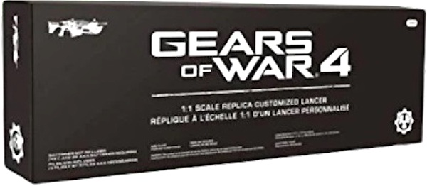 NECA Gears of War Life Size Lancer Replica. Click for values