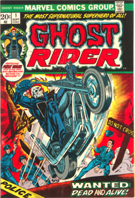Ghost Rider #1: 1st Son of Satan, 1st in solo series. Click to have yours valued