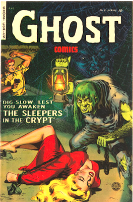 Ghost Comics #6: Classic Pre-Code horror comics cover