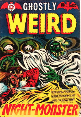 Ghostly Weird Stories #120: LB Cole monster cover