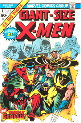 Giant-Size X-Men #1: First appearance of the New X-Men. Click for values