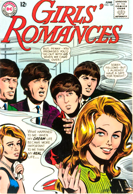 Girls' Romances #109: Beatles cover. Click to value or sell The Beatles in comics