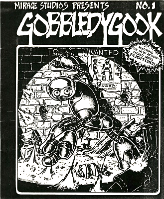 Gobbledygook #1: Mirage, by TMNT creators, B&W original