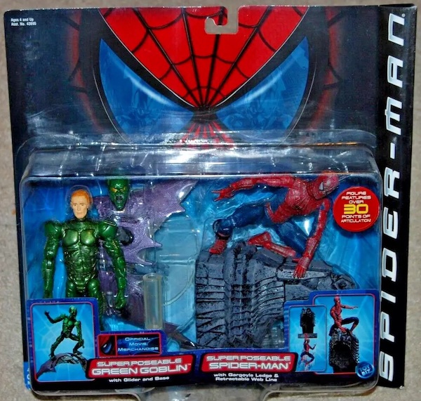 Spider-Man Super Poseable Green Goblin and Spider-Man Dual Pack. Click to appraise yours