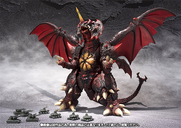 S.H. MonsterArts Destoroyah Special Color Version assembled. Click to value or sell one