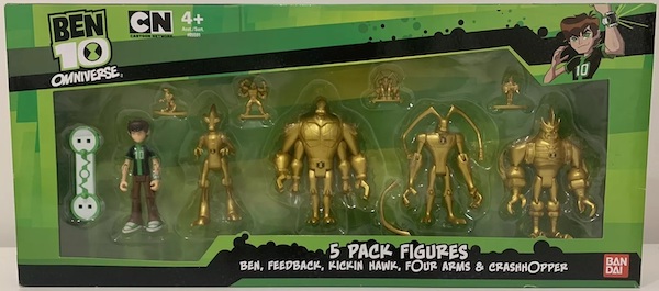 Ben 10 Omniverse Gold 5 Pack. Click to have yours appraised