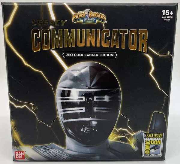 SDCC Power Rangers Legacy Zeo Gold Ranger Communicator. Click for free appraisal