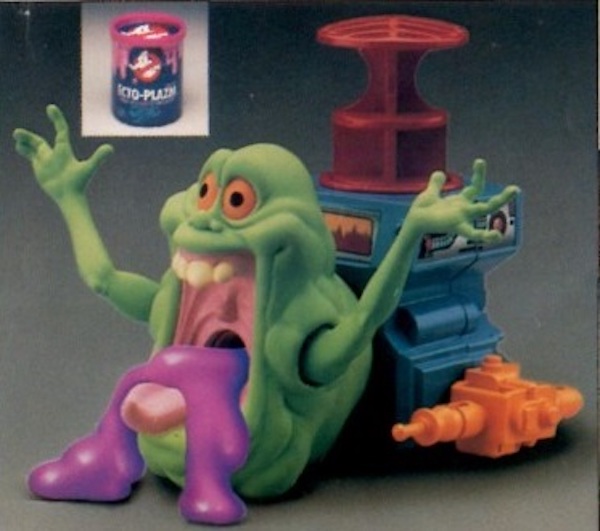The Real Ghostbusters Gooper Ghost Slimer Action Figure out of the box. Click to appraise your Ghostbusters action figures