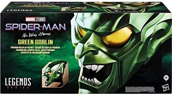 Marvel Legends Series Roleplay No Way Home Green Goblin Helmet. Click to value or sell yours