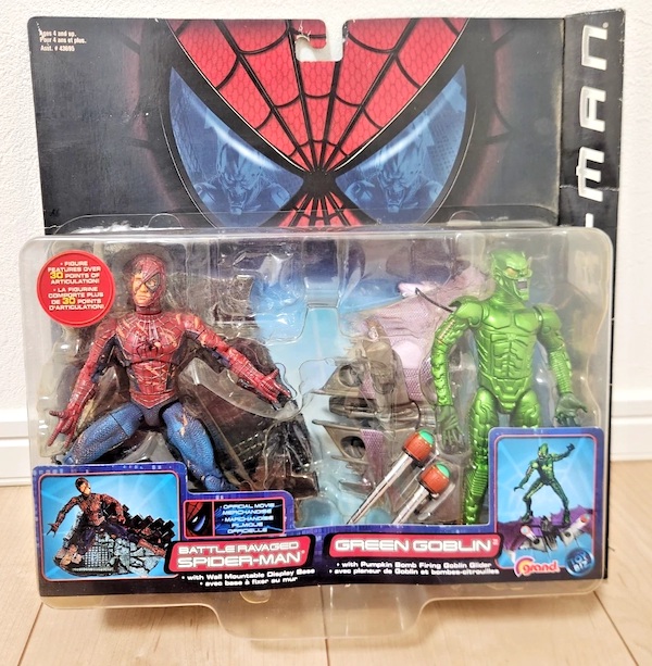 Spider-Man Battle Ravaged Spider-man & Green Goblin 2 Pack. Click to appraise one