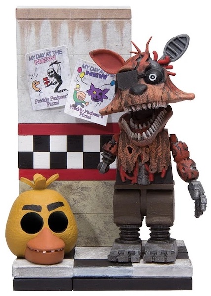 Five Nights at Freddy's Phantom Foxy With Cam 08 Hallway Construction Set assembled. Click for a free appraisal