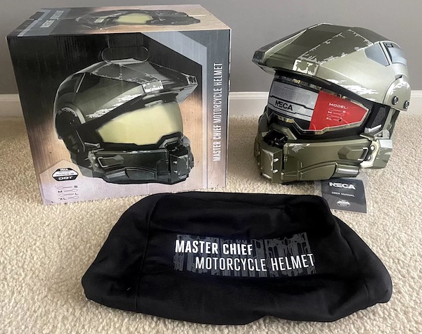 NECA Halo Large DOT Master Chief Motorcycle Helmet. Click for a free appraisal of yours