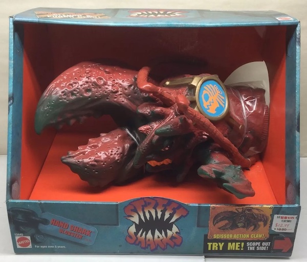 Street Sharks action figures Hand Shark Slobster