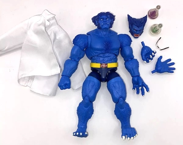 Marvel Legends Uncanny X-Men Marvel's Beast Action Figure out of pack. Click to value yours
