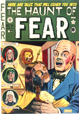 Haunt of Fear #8: Shrunken head cover