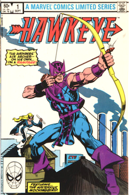 Hawkeye Limited Series #1 (1983): 1st solo Hawkeye comic book. Click to sell or appraise yours
