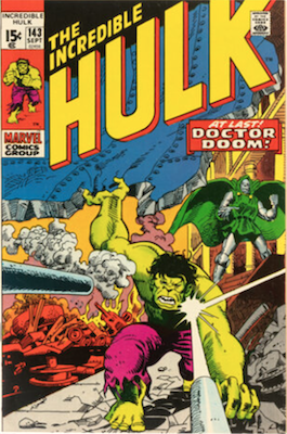 Incredible Hulk #143: Dr. Doom crossover. Click to sell one
