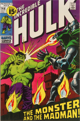 Incredible Hulk #144: Dr. Doom crossover continues. Click to sell one