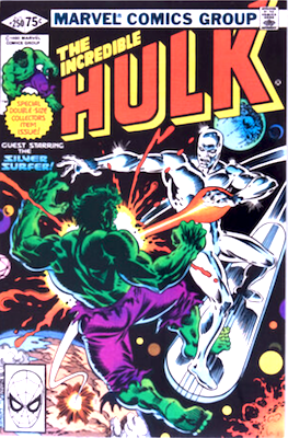 Incredible Hulk #250: Silver Surfer appearance