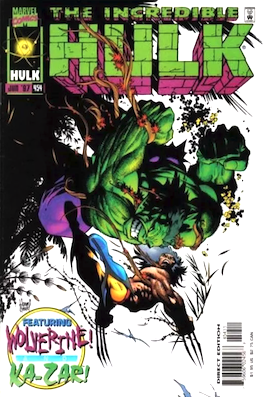 Incredible Hulk #454 (1997): Incredible Hulk vs Wolverine Comic