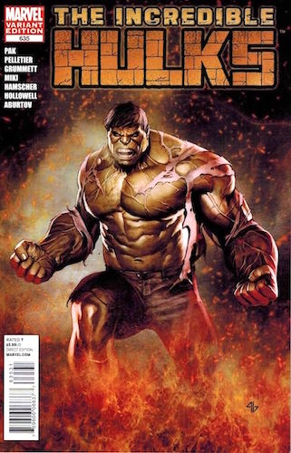 Incredible Hulks 635 Granov Variant Cover (2011). Click to sell or appraise one