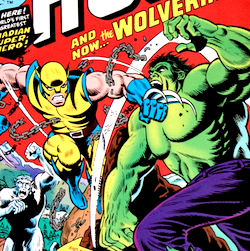 The classic matchup, Incredible Hulk vs Wolverine!