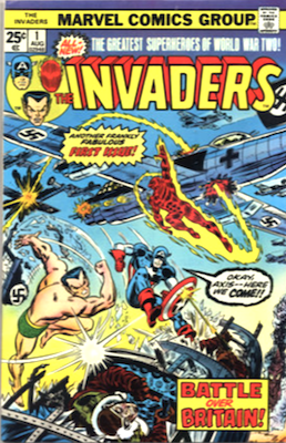 Invaders #1: Cap, Bucky, Human Torch, Toro and Sub-Mariner