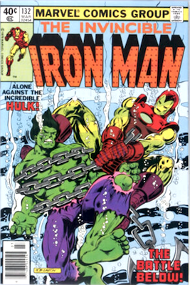 Iron Man #132: Hulk vs Thor vs Iron Man. Click to have yours valued
