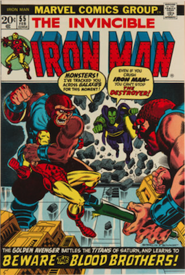 Iron Man #55: First Thanos. Click to have yours appraised