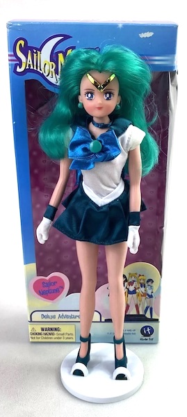 Sailor Moon Sailor Neptune 11.5" Deluxe Adventure Doll out of the box. Click to value or sell yours