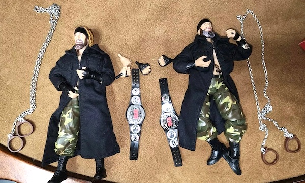 Jazwares Ring of Honor Vault AEW Jay and Mark Briscoe Brothers 2 Pack out of the box. Click to sell or value yours