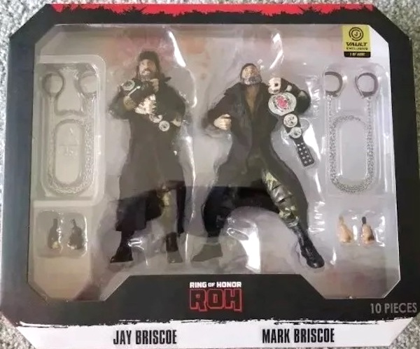 Jazwares Ring of Honor Vault AEW Jay and Mark Briscoe Brothers 2 Pack. Click to sell or value yours