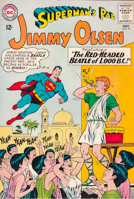 Jimmy Olsen #79: Beatles parody. Click to sell or appraise yours