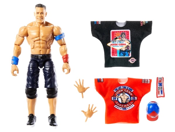 2025 WWE John Cena Elite Farewell Tour Wrestlemania 41 Exclusive w/ Shirt out of the box. Click to value or sell one