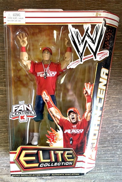 WWE Elite Fan Central K-mart Exclusive John Cena Action Figure. Click to value one