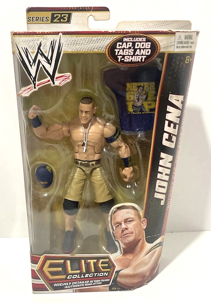 WWE Elite Series 23 John Cena Action Figure. Click to sell or appraise WWE action figures