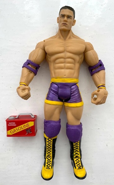 WWE Ruthless Aggression Series 1 John Cena Figure out of the pack. Click to value or sell yours
